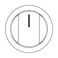 Oven Switch - 3874582301 Grip Oven Switch Brown [Electrolux Aeg]